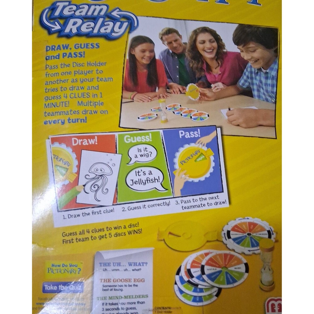 Pictionary Team Relay Board Game - Picture 3 of 3